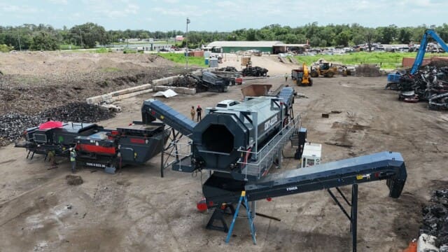 non ferrous and ferrous recovery ASR with eddy current separator non ferrous and ferrous recovery ASR with eddy current separator