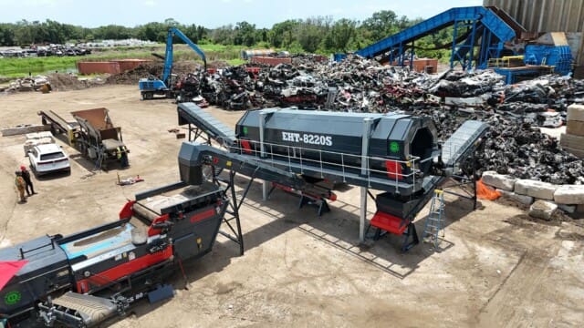ASR non ferrous and ferrous recovery with ECS and Trommel ASR non ferrous and ferrous recovery with ECS and Trommel